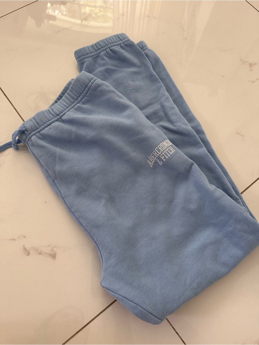 Abercrombie Kids Essential Fleece Joggers Blue Girls 13/14